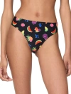 Kate Spade New York Summer High Cut Bikini Bottom In Black