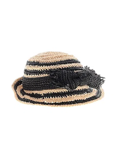 Pre-owned Kate Spade New York Sun Hat In Black
