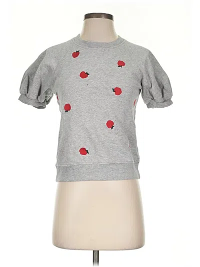 Pre-owned Kate Spade New York Sweatshirt In Gray