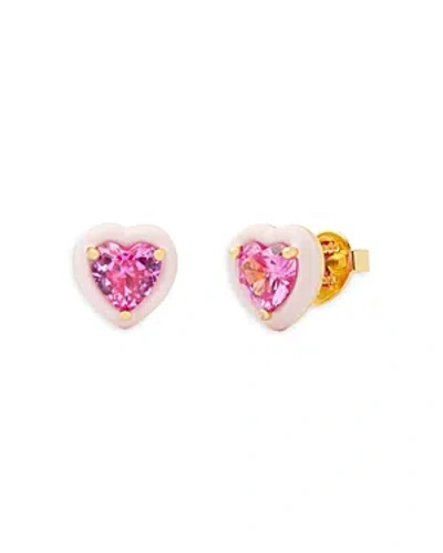 Kate Spade New York Sweetheart Stud Earrings In Pink