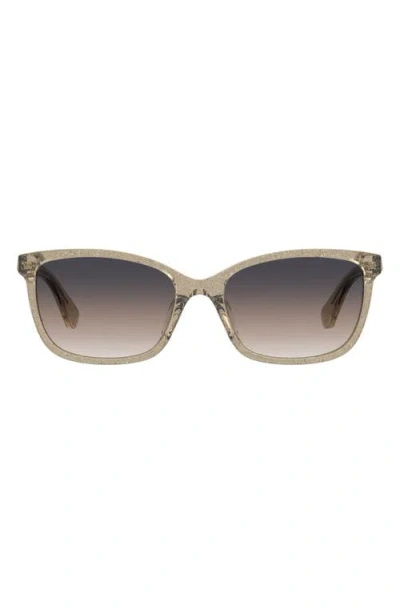 Kate Spade New York Tabitha 55mm Rectangular Sunglasses In Yellow