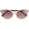 Kate Spade New York Tamara 54mm Rectangle Sunglasses In Brown