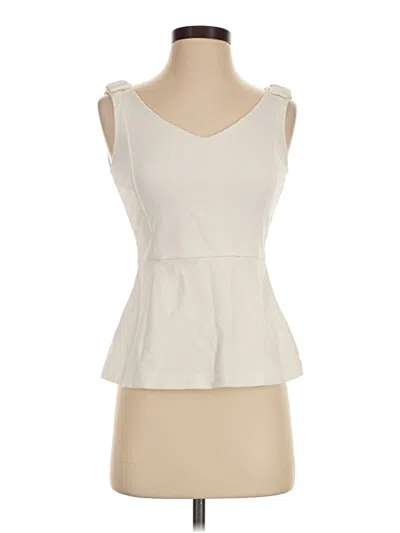 Pre-owned Kate Spade New York Tank Top Ivory Strapless Neckline Tops