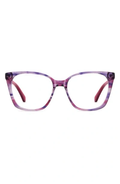 Kate Spade New York Taya 52mm Square Optical Glasses In Green