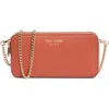 Kate Spade New York Taylor Pebbled Leather Double Zip Crossbody Bag