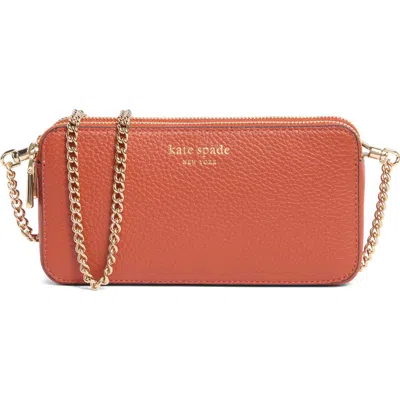 Kate Spade New York Taylor Pebbled Leather Double Zip Crossbody Bag
