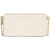 Kate Spade New York Taylor Pebbled Leather Double Zip Crossbody Bag In Sand