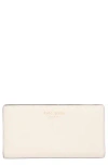 Kate Spade New York Taylor Pebbled Leather Slim Wallet In Multi