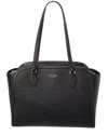 Kate Spade New York Taylor Pebbled Leather Tote In Black