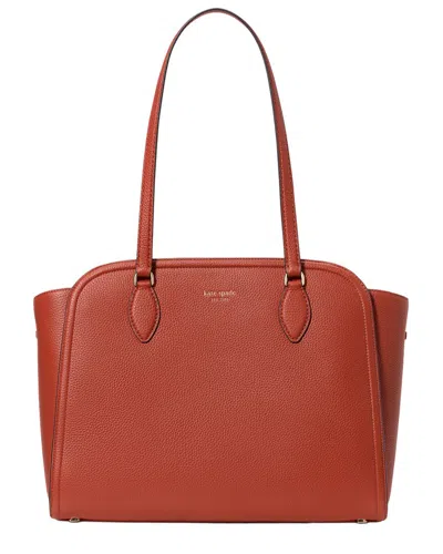 Kate Spade New York Taylor Pebbled Leather Tote In Orange