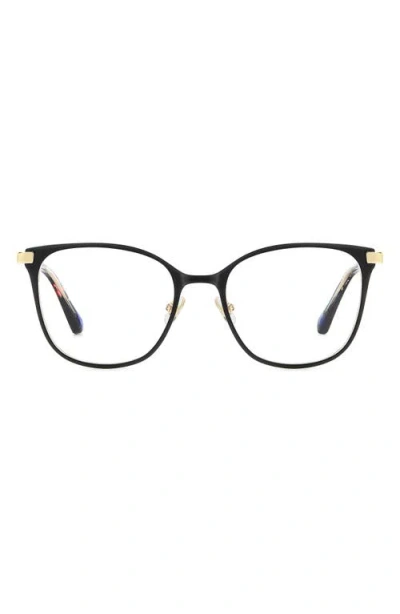 Kate Spade New York Terriann 51mm Square Optical Glasses In Black