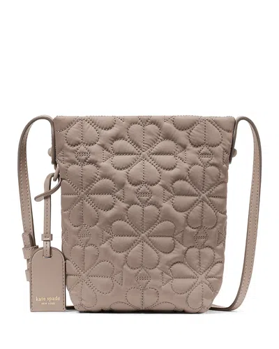 Kate Spade New York Tilly Quilted Small Crossbody In Gray