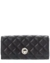 Kate Spade New York Tinsel Boxed Large Wallet In Black