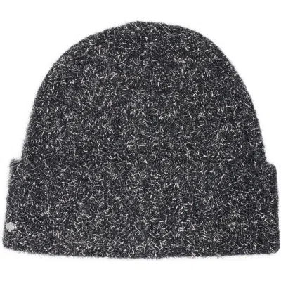 Kate Spade New York Tinsel Knit Beanie In Black
