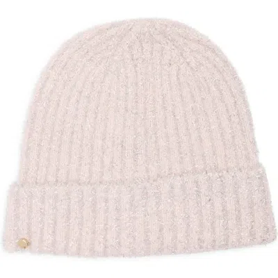 Kate Spade New York Tinsel Knit Beanie In Pink
