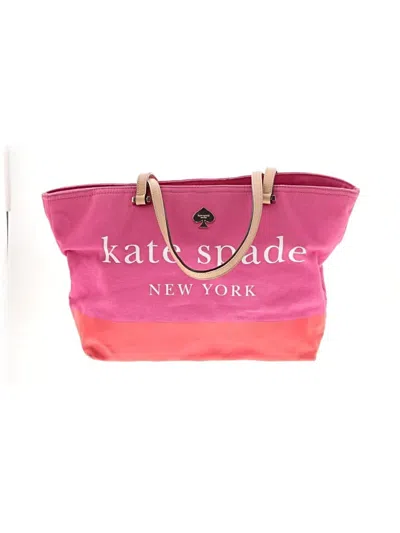 Pre-owned Kate Spade New York Tote Bag In Pink