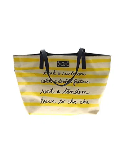 Pre-owned Kate Spade New York Tote Bag In Yellow