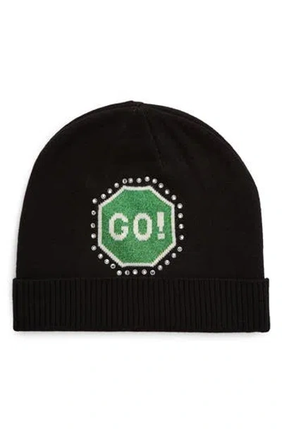 KATE SPADE KATE SPADE NEW YORK TRAFFIC SIGN BEANIE