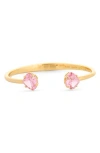 Kate Spade New York Treasure Trove Cubic Zirconia Cuff Bracelet In Pink