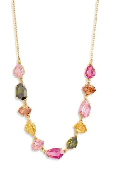 Kate Spade New York Treasure Trove Cubic Zirconia Necklace In Multi