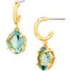 Kate Spade New York Treasure Trove Drop Huggie Hoop Earrings