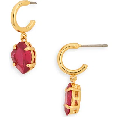 Kate Spade New York Treasure Trove Drop Huggie Hoop Earrings