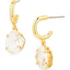 Kate Spade New York Treasure Trove Drop Huggie Hoop Earrings