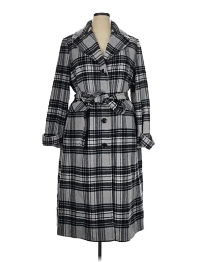 Pre-owned Kate Spade New York Trenchcoat In Gray