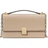 Kate Spade New York Tribeca Pebble Leather Convertible Crossbody Bag In Timeless Taupe