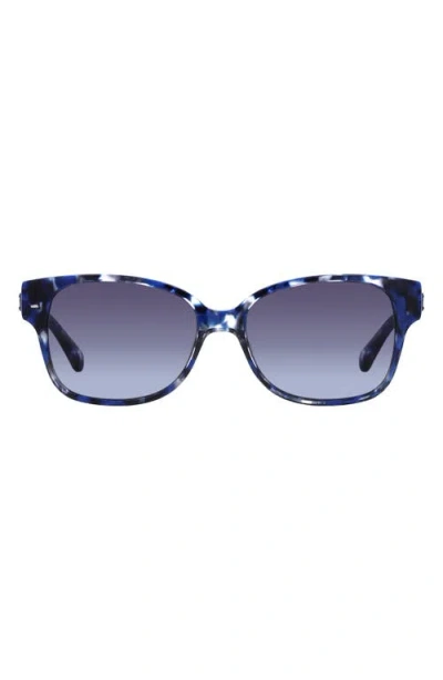 Kate Spade New York Trulee 55mm Gradient Square Sunglasses In Blue