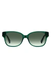 Kate Spade New York Trulee 55mm Gradient Square Sunglasses In Green
