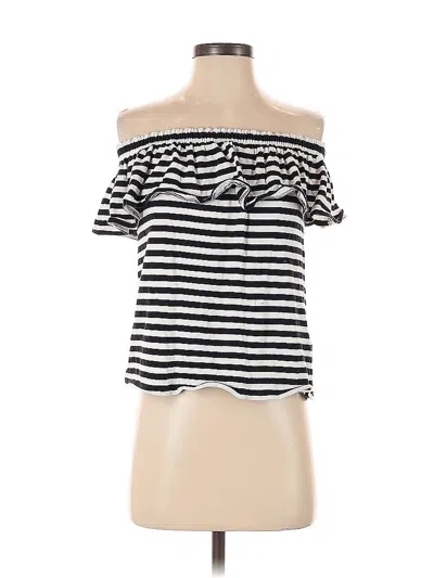 Pre-owned Kate Spade New York Tube Top Black Strapless Neckline Tops