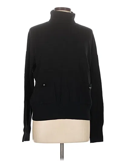 Pre-owned Kate Spade New York Turtleneck Sweater In Black