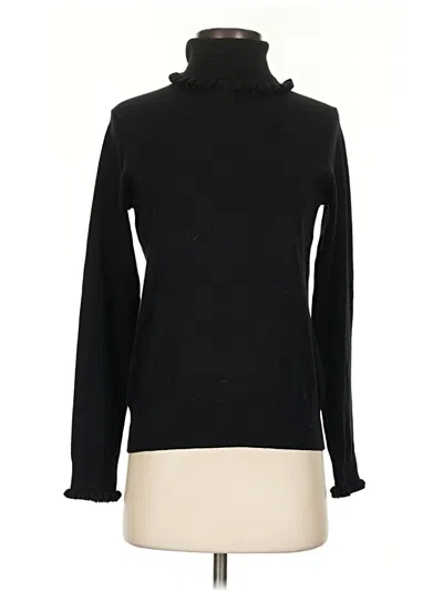 Pre-owned Kate Spade New York Turtleneck Sweater In Black
