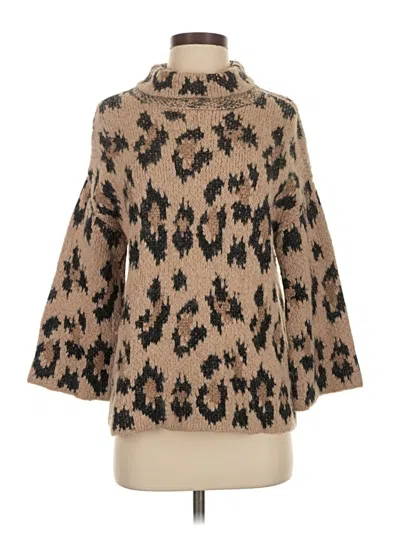 Pre-owned Kate Spade New York Turtleneck Sweater In Brown
