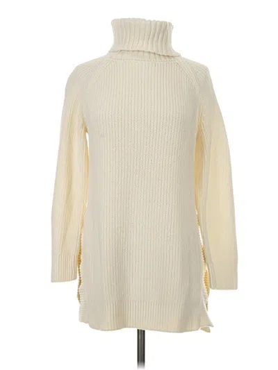 Pre-owned Kate Spade New York Turtleneck Sweater In Ivory