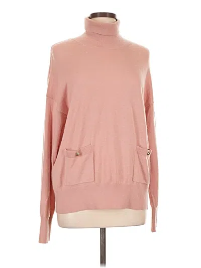 Pre-owned Kate Spade New York Turtleneck Sweater In Pink