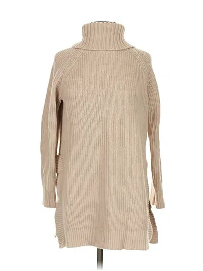 Pre-owned Kate Spade New York Turtleneck Sweater In Tan