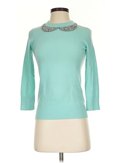 Pre-owned Kate Spade New York Turtleneck Sweater In Teal