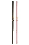 Kate Spade New York Two For One Spade Rivet Belts