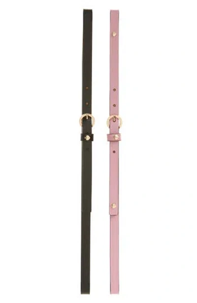 Kate Spade New York Two For One Spade Rivet Belts
