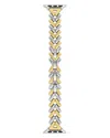Kate Spade Herringbone Apple Watch Band In Gold