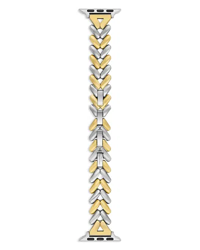 Kate Spade New York Two-tone Stainless Steel Bracelet For Apple Watch, 38-49mm In Gold