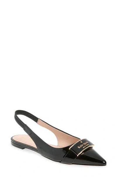 Kate Spade New York Vanna Slingback Flat In Black