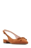 Kate Spade New York Veronica Raffia Slingback Flat In Brown