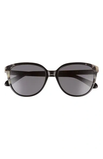 Kate Spade New York Vienne 53mm Polarized Cat Eye Sunglasses In Gray