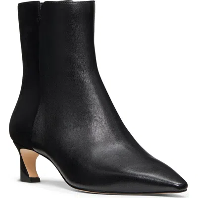 Kate Spade New York Viv Leather Ankle Boot In Black