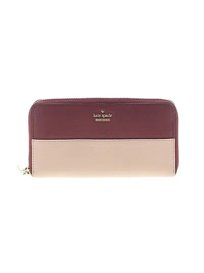 Pre-owned Kate Spade New York Wallet In Burgundy