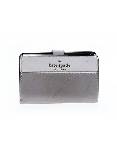 Pre-owned Kate Spade New York Wallet In Gray