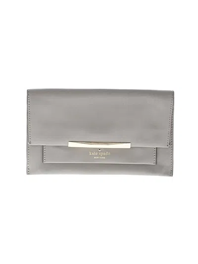 Pre-owned Kate Spade New York Wallet In Gray